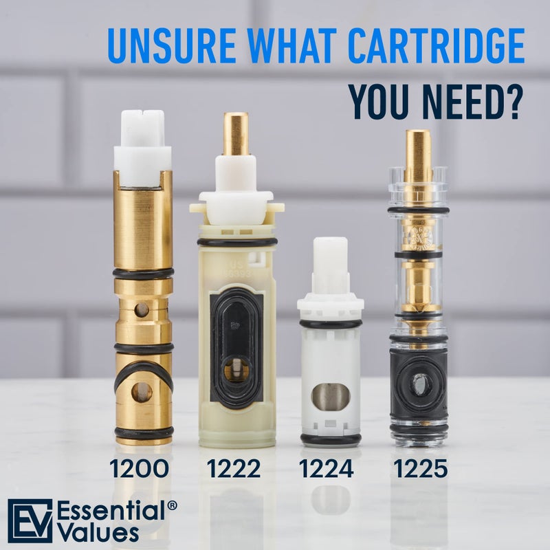 Essential Values Replacement Compatible with Moen 1222 Replacement Cartridge â€“ Aftermarket for One-Handle Posi-Temp Faucets & Moen Tub Shower - Durable Brass & Plastic - Image 4